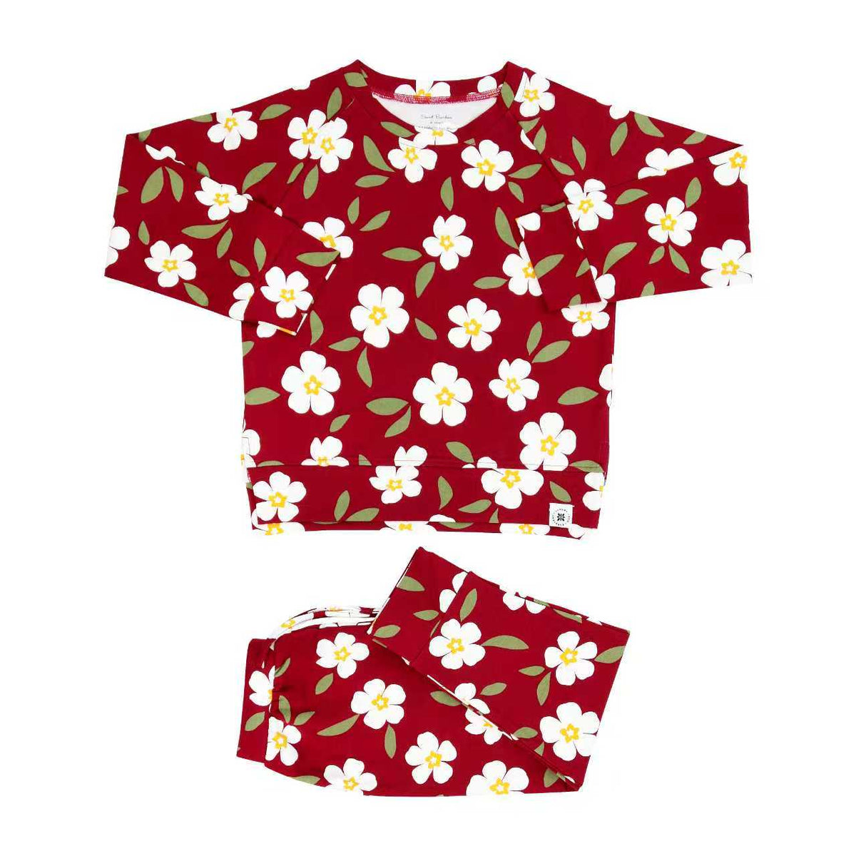 Darling Dear Crew Neck Jogger Set — Sweet Bamboo