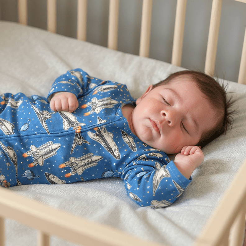 Deep In Orbit Convertible Romper — Sweet Bamboo