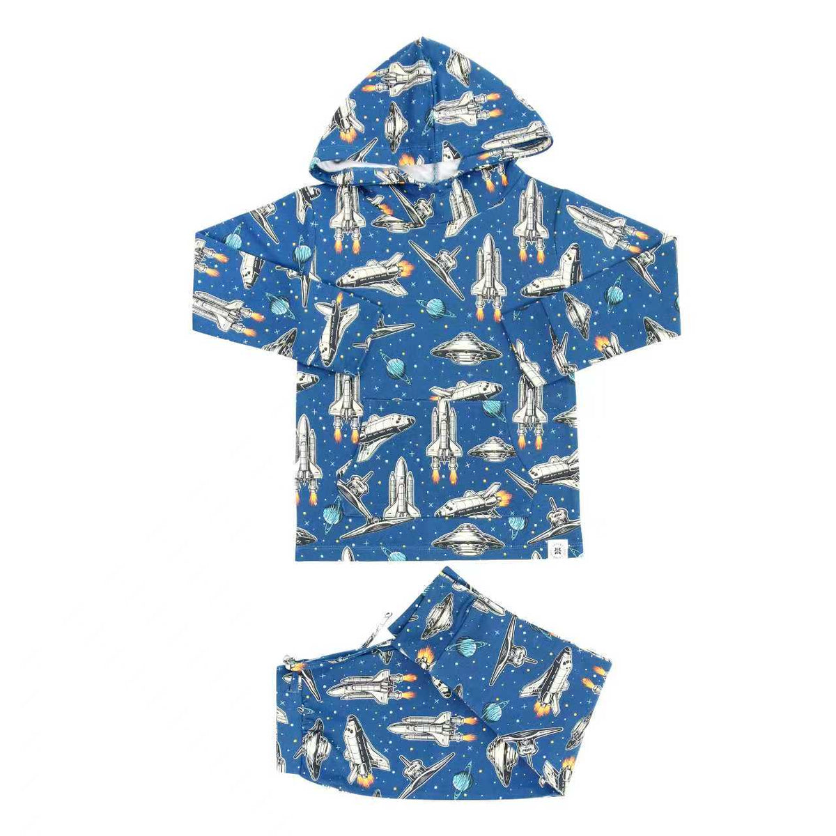 Deep In Orbit Hooded Jogger Set — Sweet Bamboo