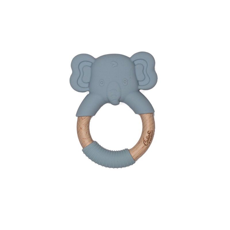 Elephant Silicone Teether — Calla and Friends