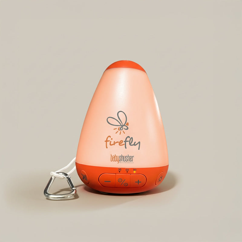 Baby Shusher Firefly – Portable Sound Machine & Night Light with Real Shushing Sound — Shusher