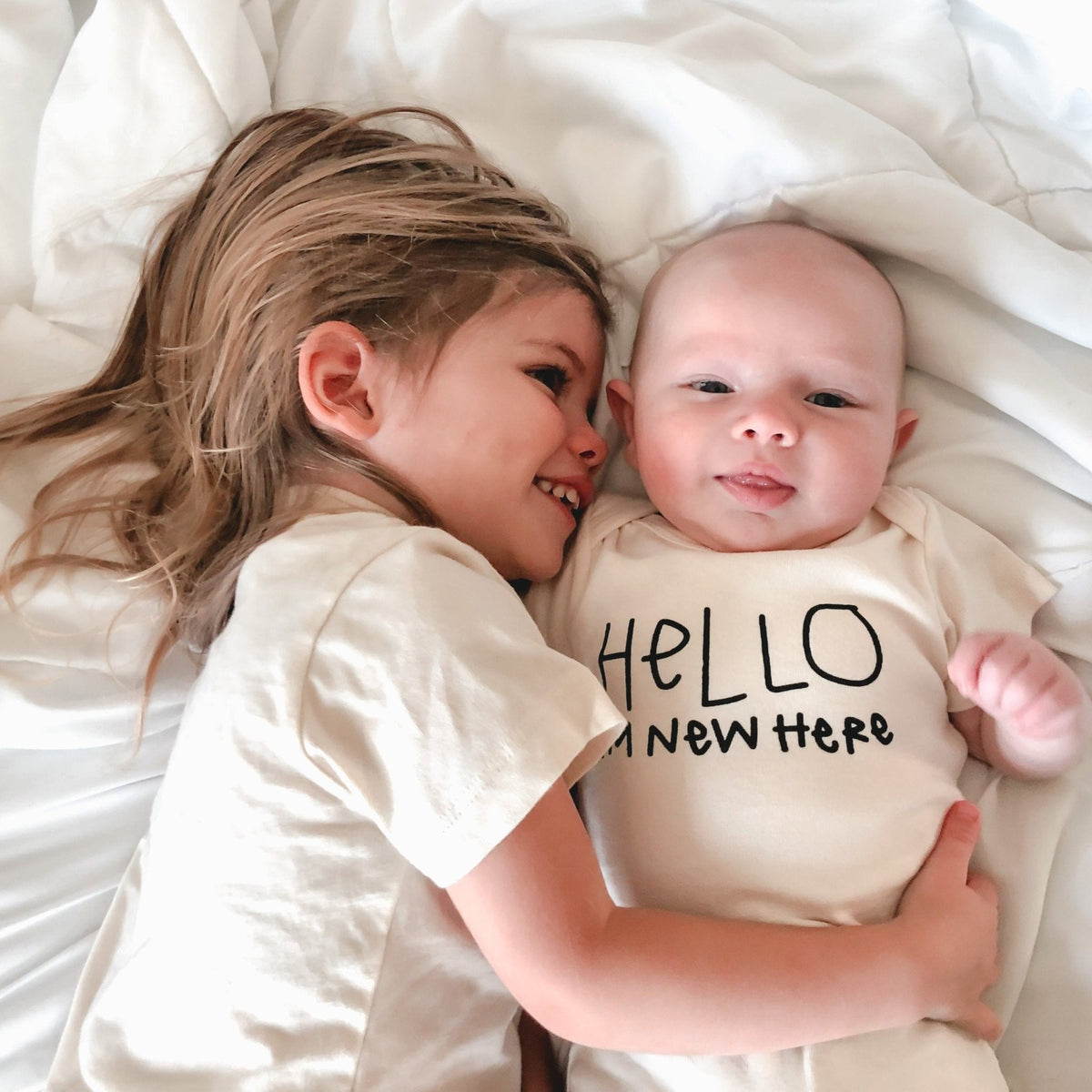 Hello I'm New Here Organic Baby Bodysuit — Tenth & Pine