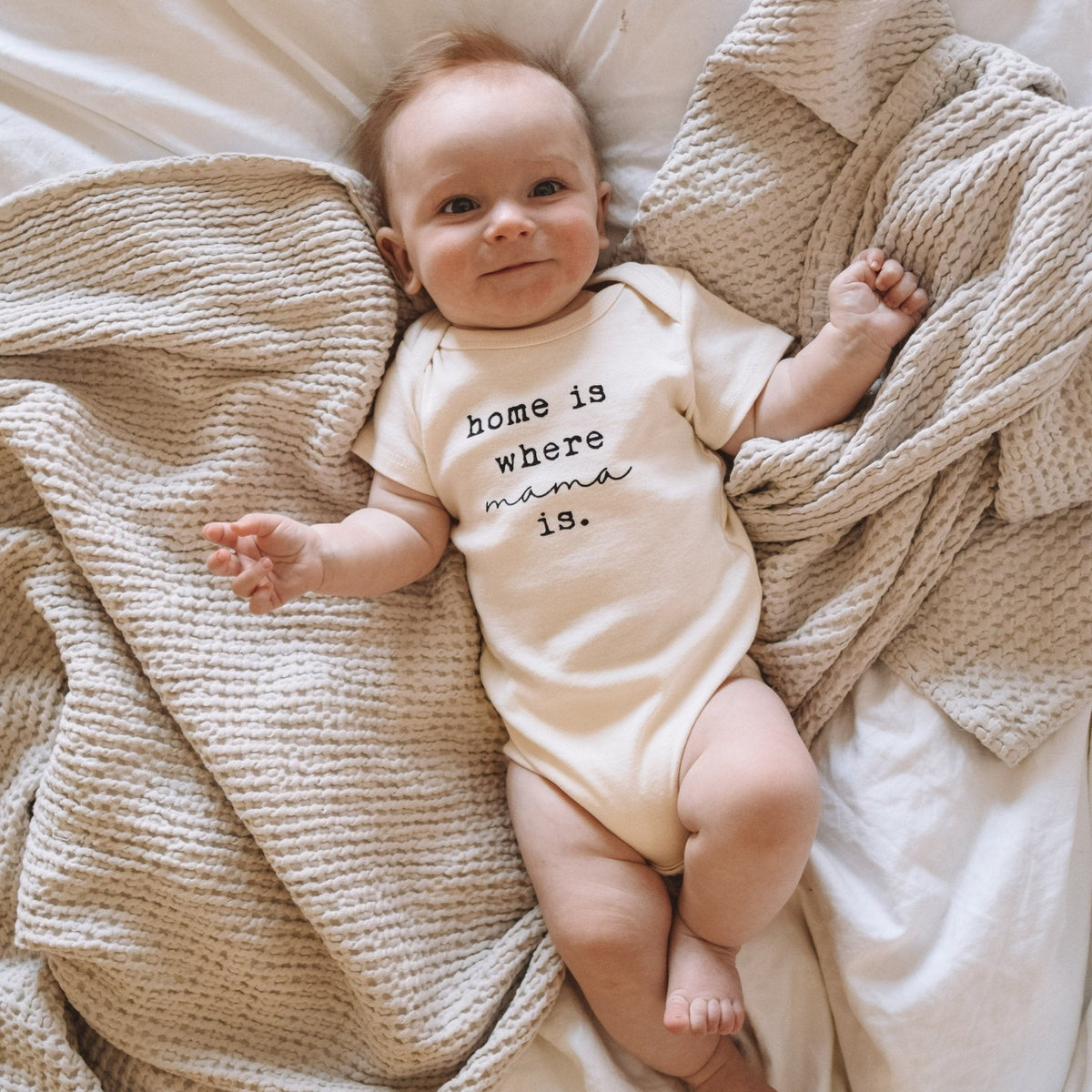 Home is Where Mama is Organic Baby Bodysuit — Tenth & Pine