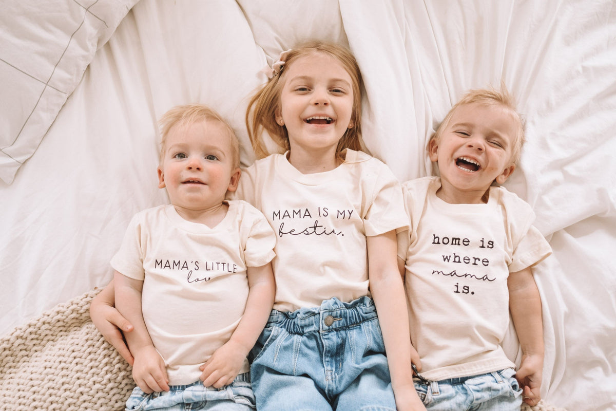 Home is Where Mama Is Organic Kids T-shirt — Tenth & Pine