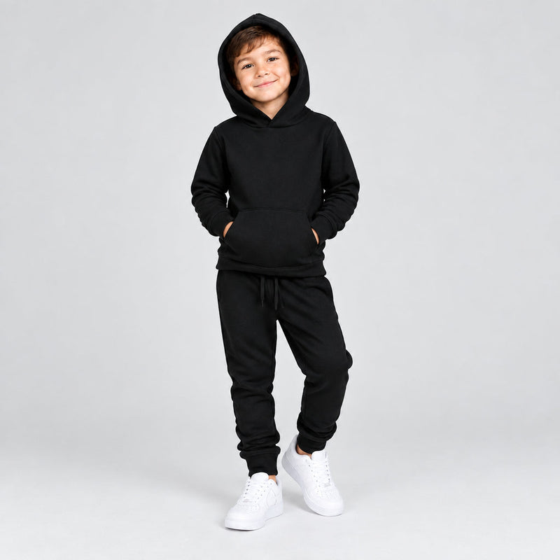 Blazing Black Comfort Hooded Jogger Set — Sweet Bamboo
