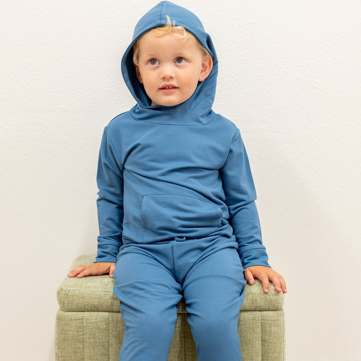 Hooded Jogger Set Captain Blue — Sweet Bamboo