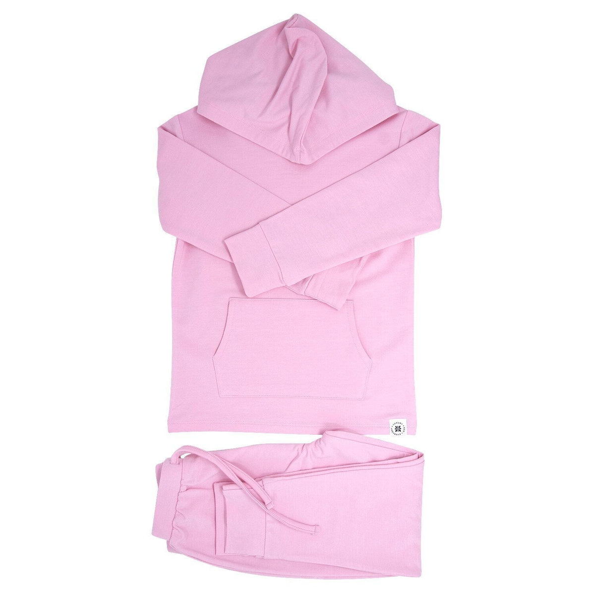 Hooded Jogger Set  Carnation Pink — Sweet Bamboo