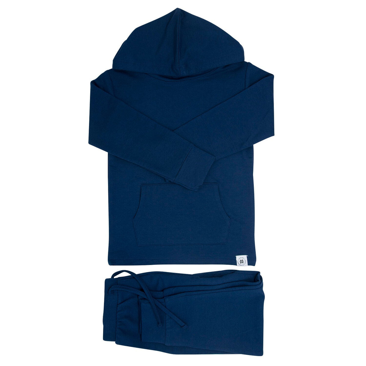 Hooded Jogger Set Deep Navy — Sweet Bamboo