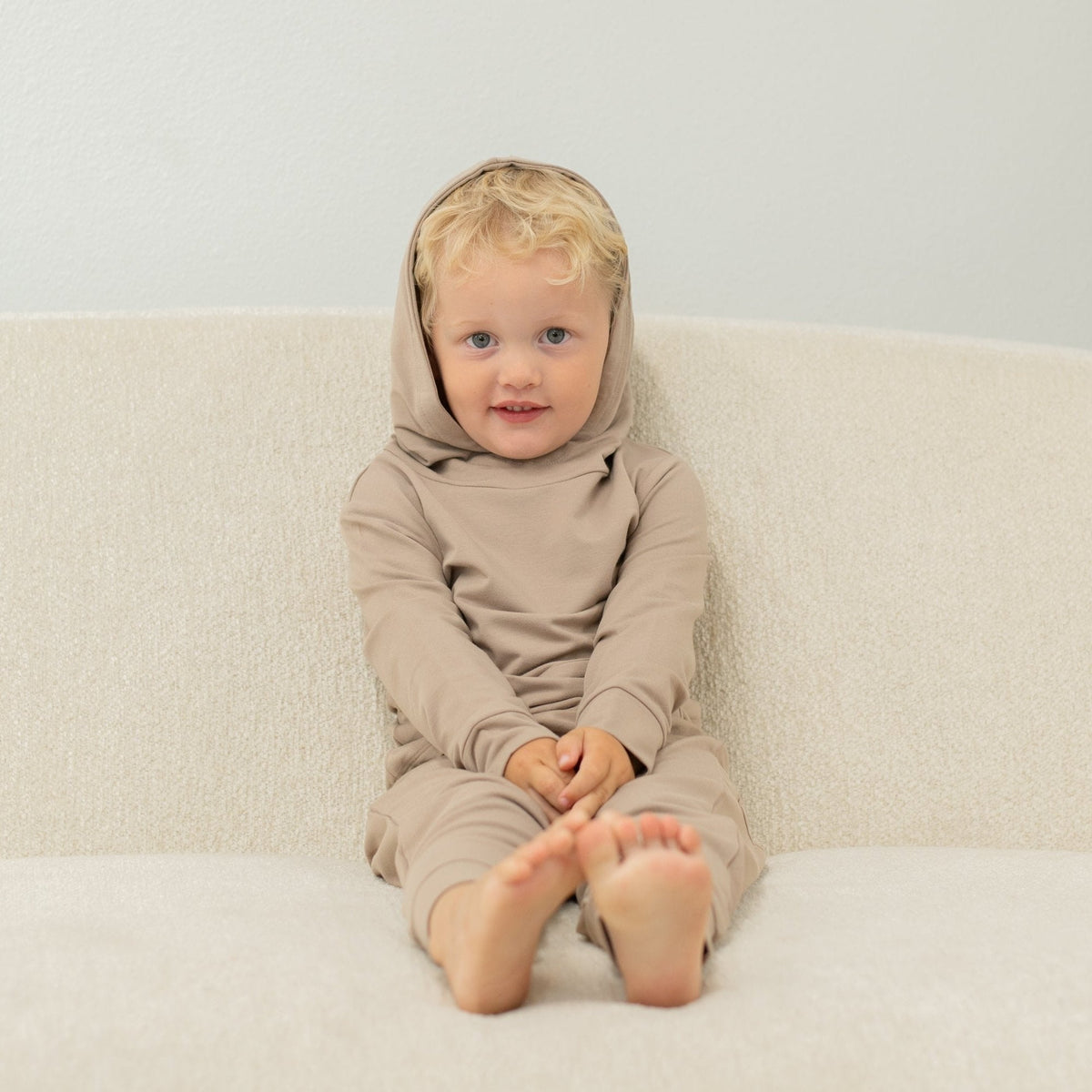 Hooded Jogger Set Just Taupe — Sweet Bamboo