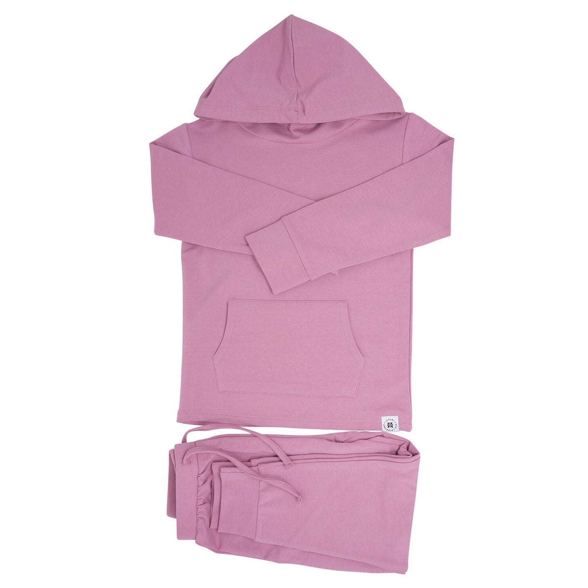 Hooded Jogger Set Lotus Pink — Sweet Bamboo