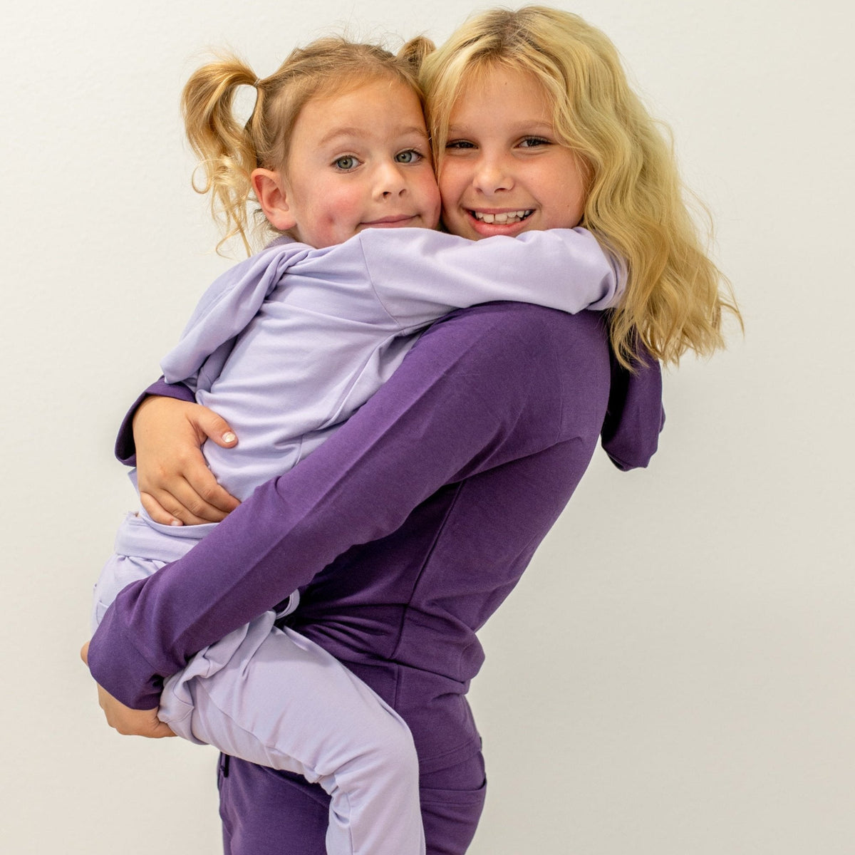 Hooded Jogger Set Orchid Petal — Sweet Bamboo