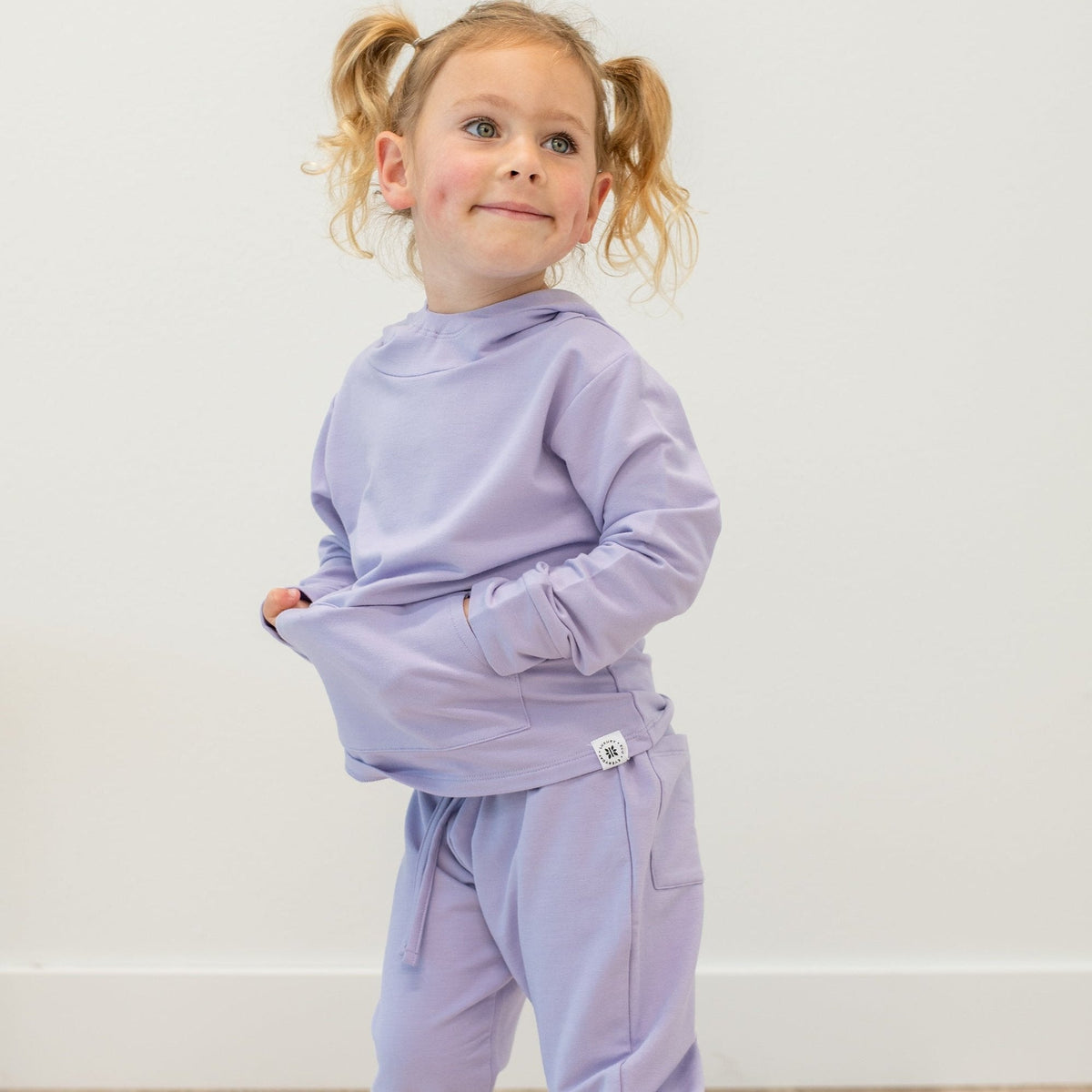 Hooded Jogger Set Orchid Petal — Sweet Bamboo