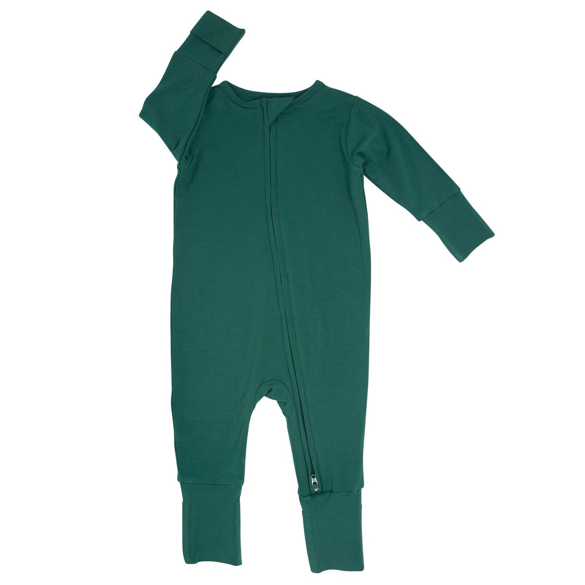 Hunter Green Convertible Romper — Sweet Bamboo