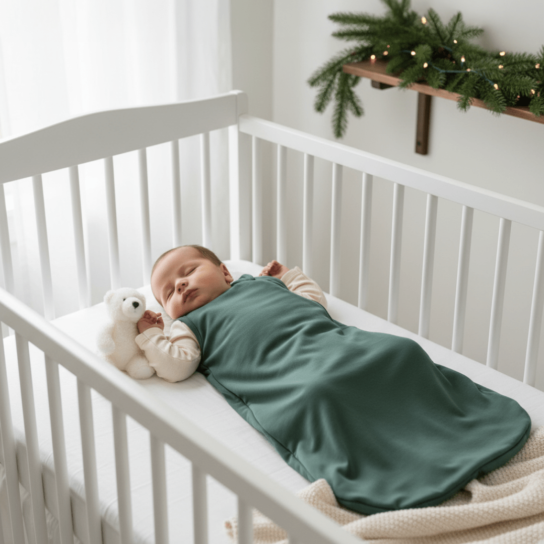 Hunter Green Sleep Sack — Sweet Bamboo