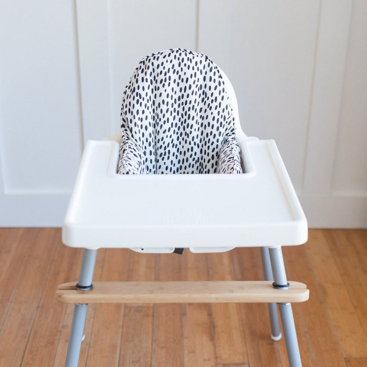 White & Black Dots IKEA Antilop Cushion Cover — Little Joy Co.