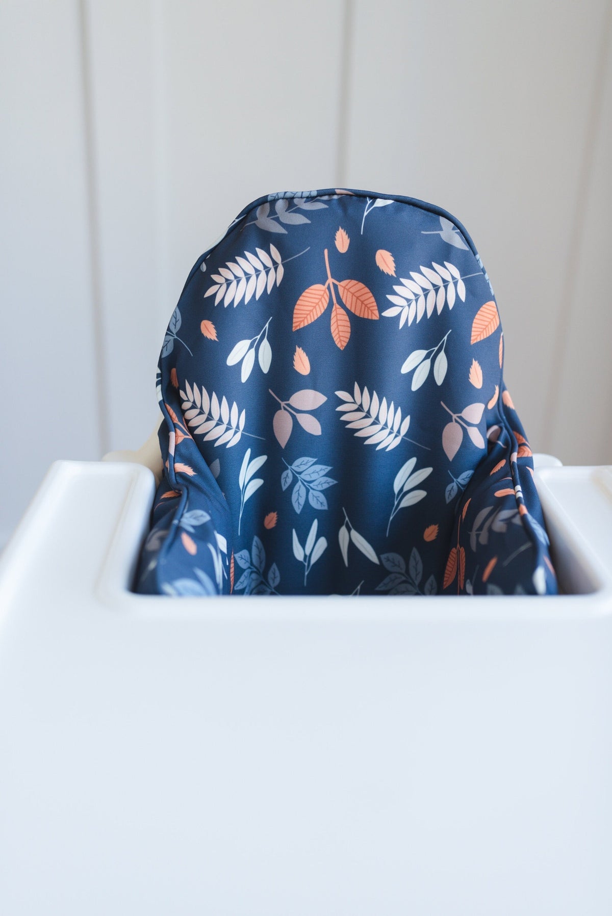Navy Leaves IKEA Antilop Cushion Cover — Little Joy Co.