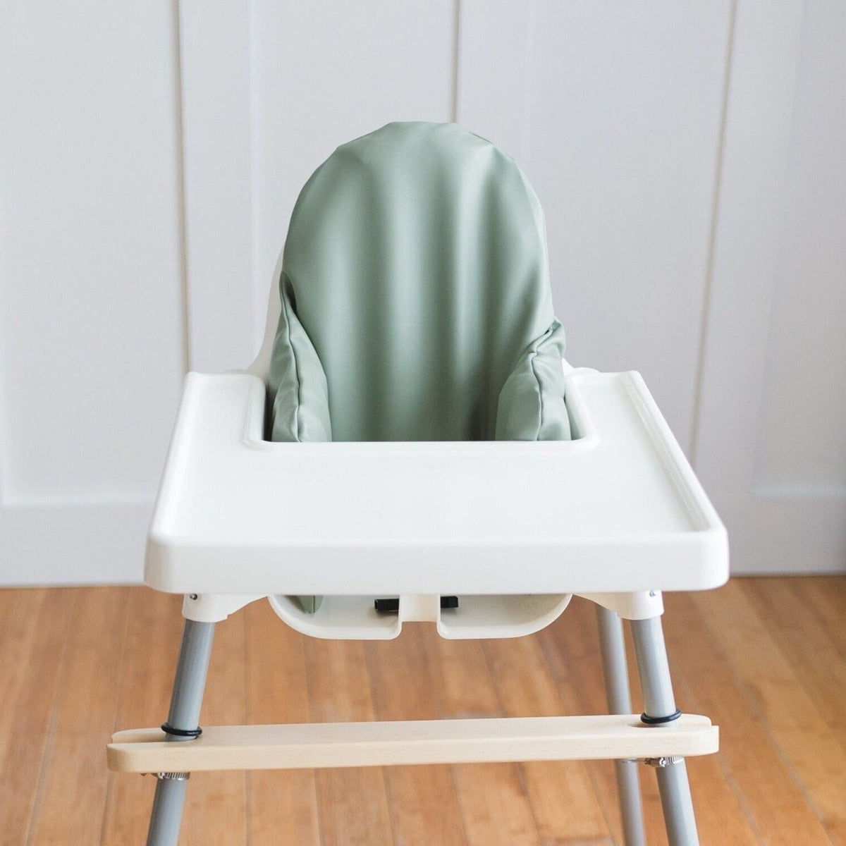 Sage Green Vegan Leather IKEA Antilop Cushion Cover — Little Joy Co.