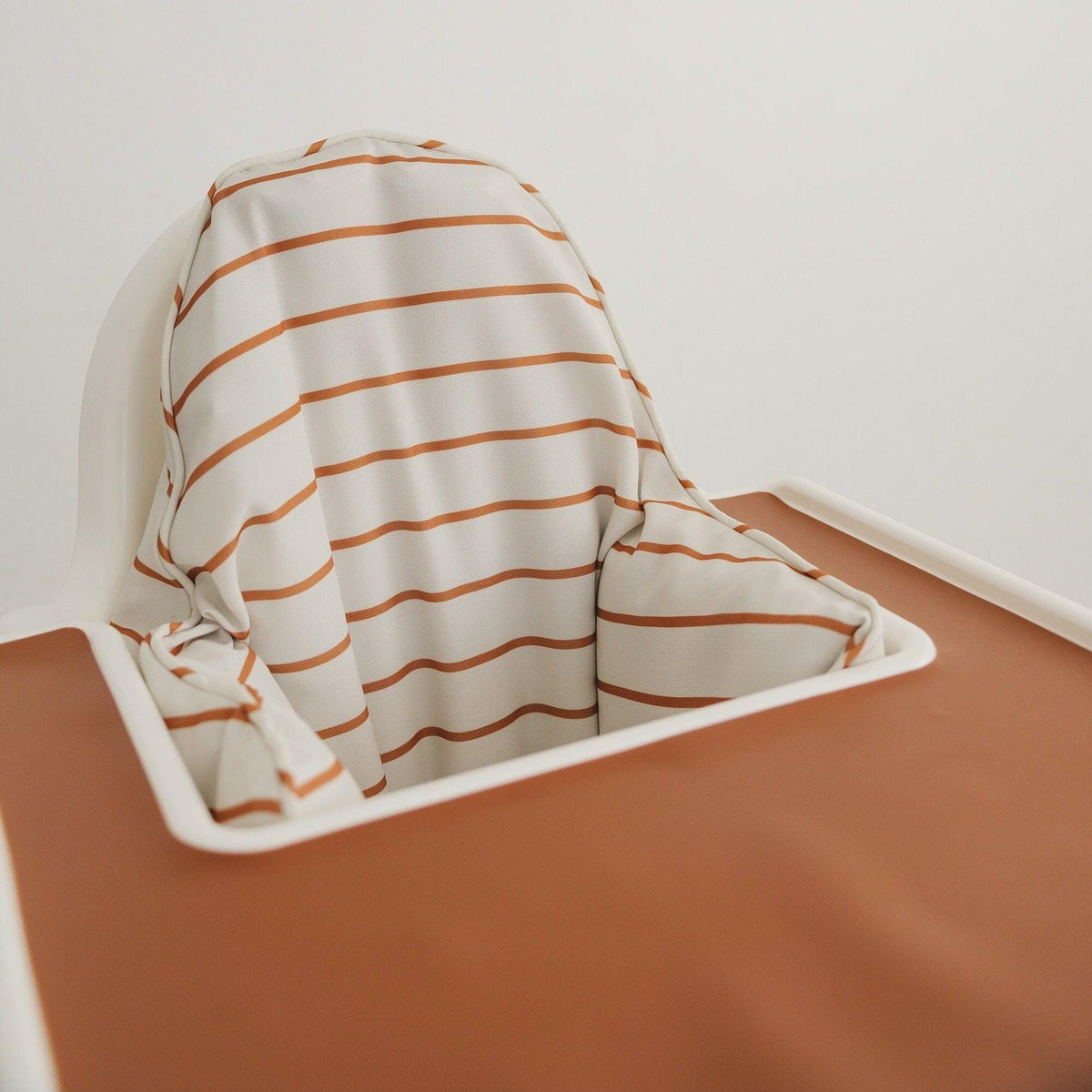 Camel Stripe Cushion Cover for IKEA Antilop Highchair — Little Joy Co.