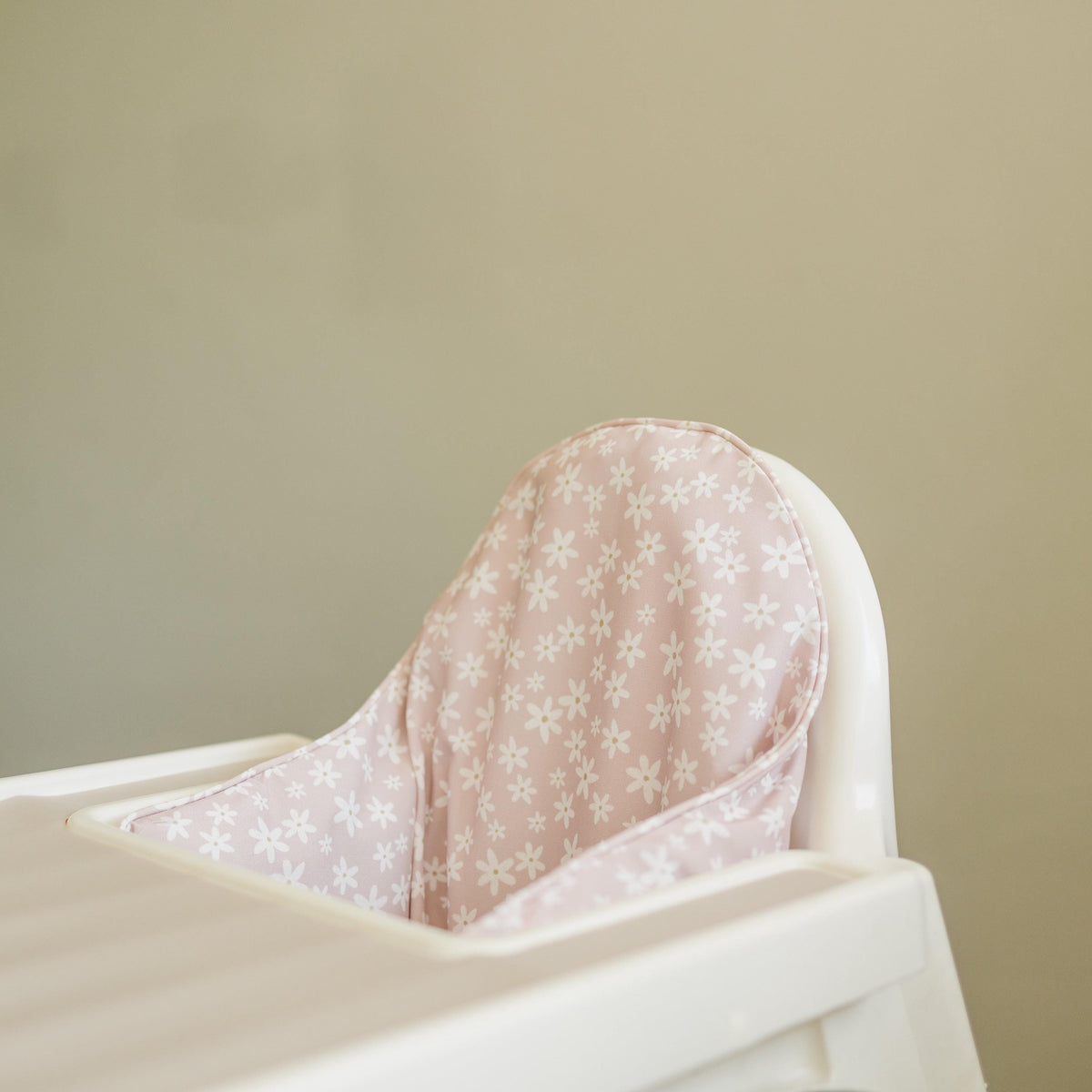 Pink Floral Cushion Cover for IKEA Antilop Highchair: Wipeable, Highchair Accessories — Little Joy Co.