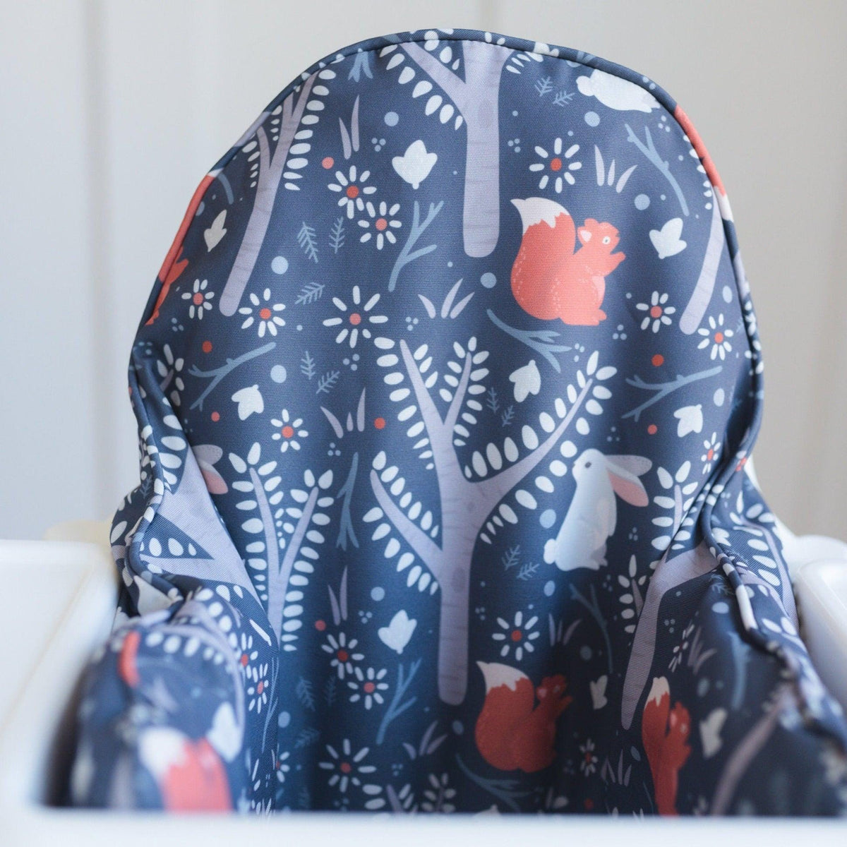Navy Woodland IKEA Antilop Highchair Cushion Cover - Wipeable — Little Joy Co.