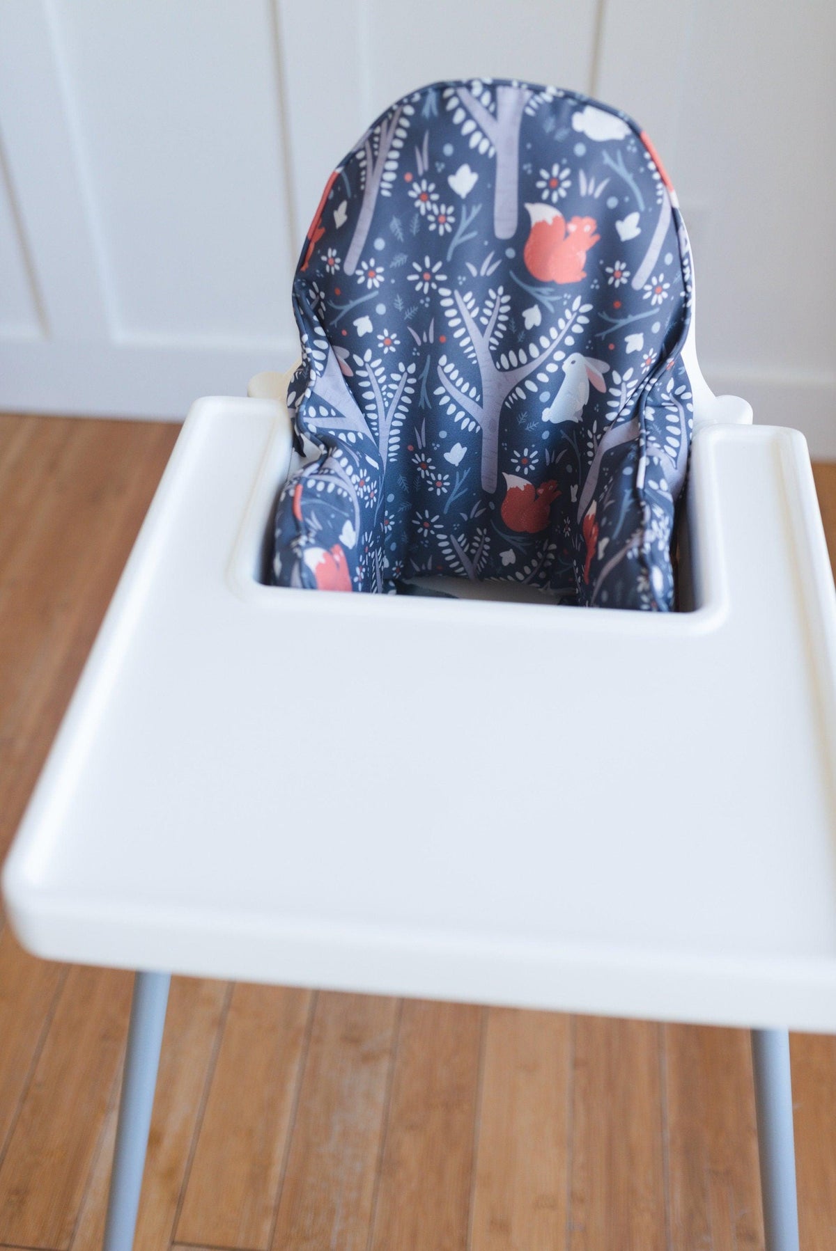 Navy Woodland IKEA Antilop Highchair Cushion Cover - Wipeable — Little Joy Co.
