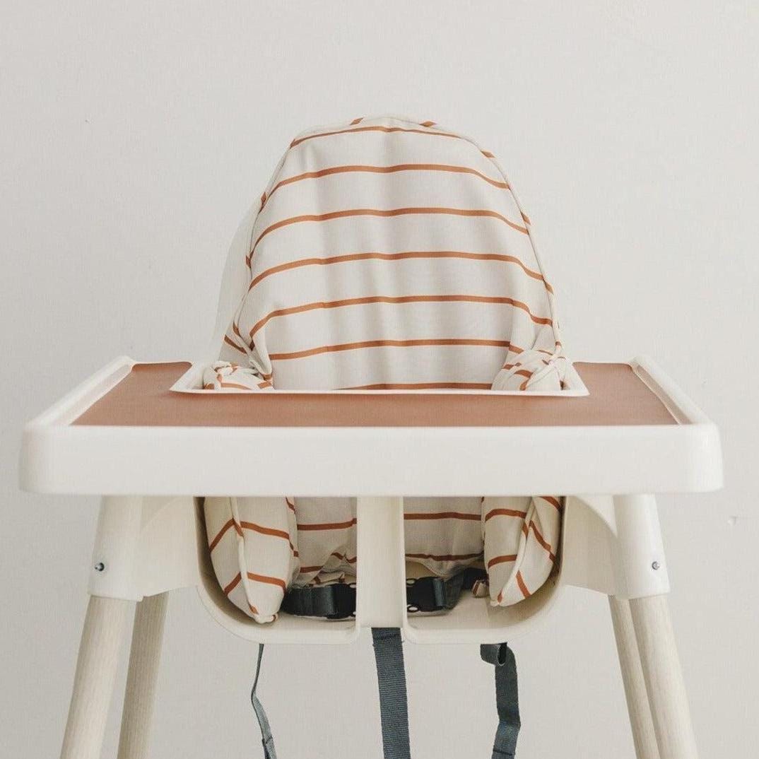 Camel Stripe Cushion Cover for IKEA Antilop Highchair — Little Joy Co.
