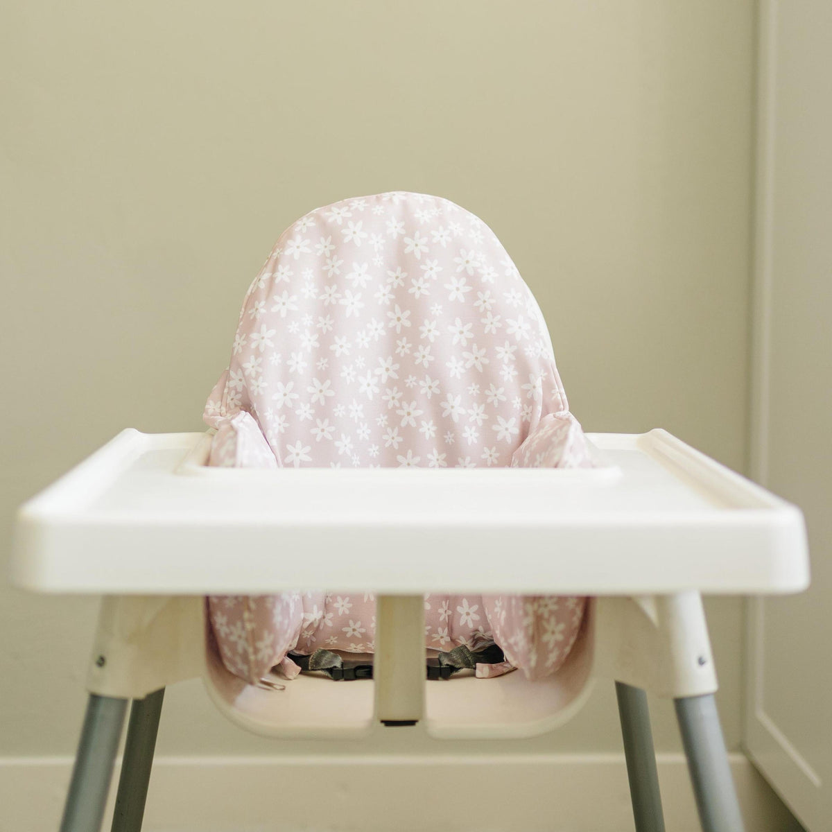 Pink Floral Cushion Cover for IKEA Antilop Highchair: Wipeable, Highchair Accessories — Little Joy Co.