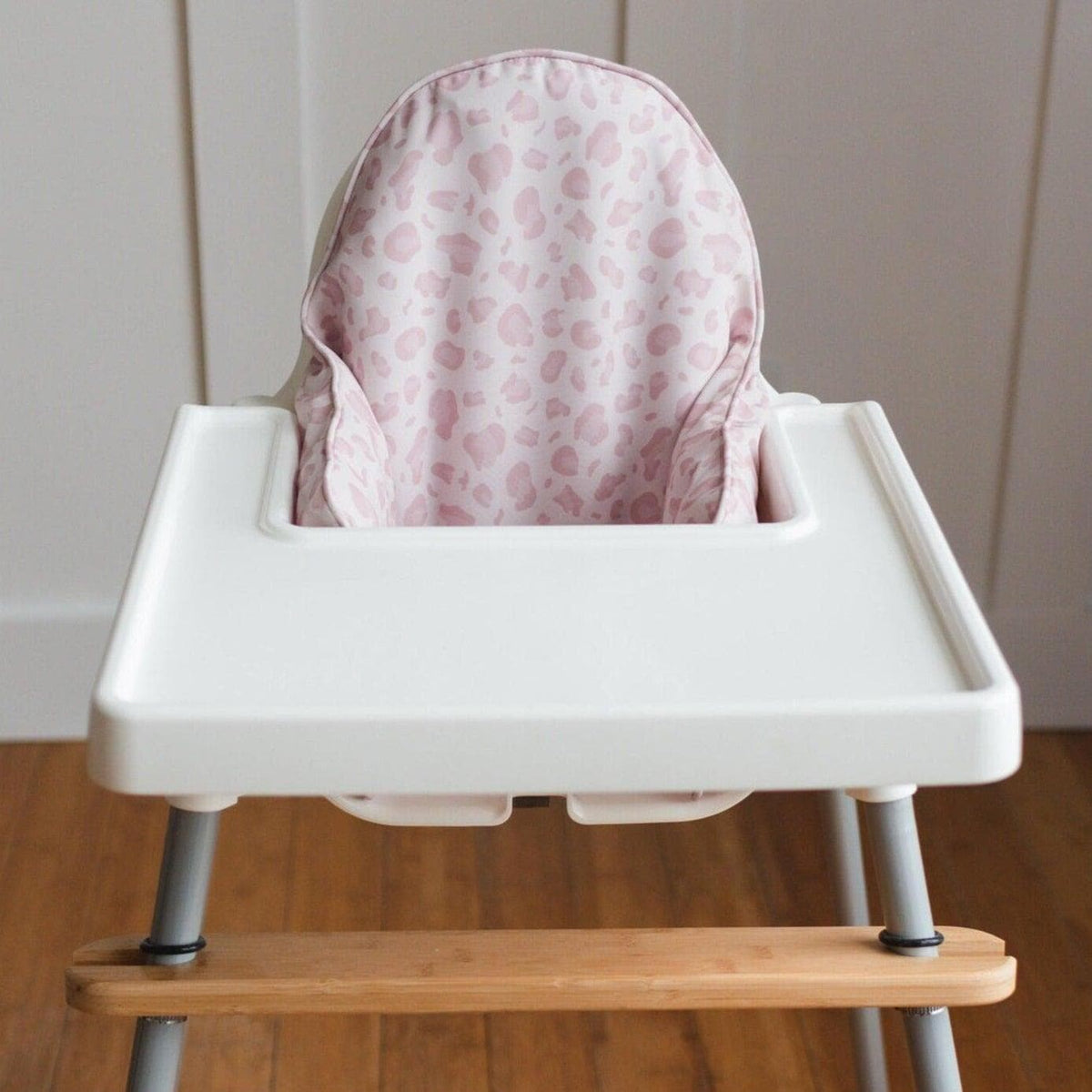 Pink Leopard IKEA Antilop Highchair Cushion Cover: Wipeable, Highchair Accessories — Little Joy Co.