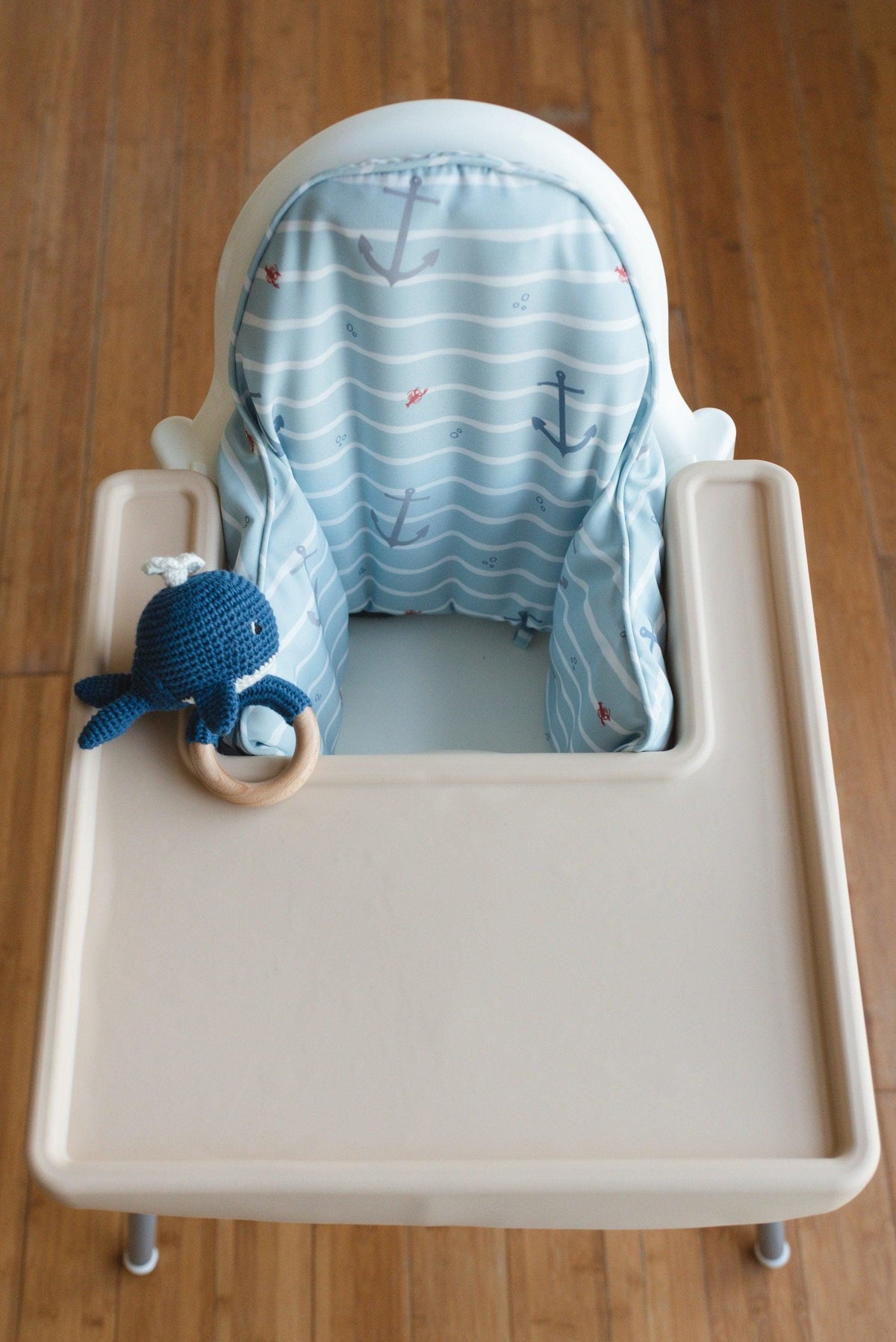 Blue Nautical IKEA Antilop Cushion Cover — Little Joy Co.