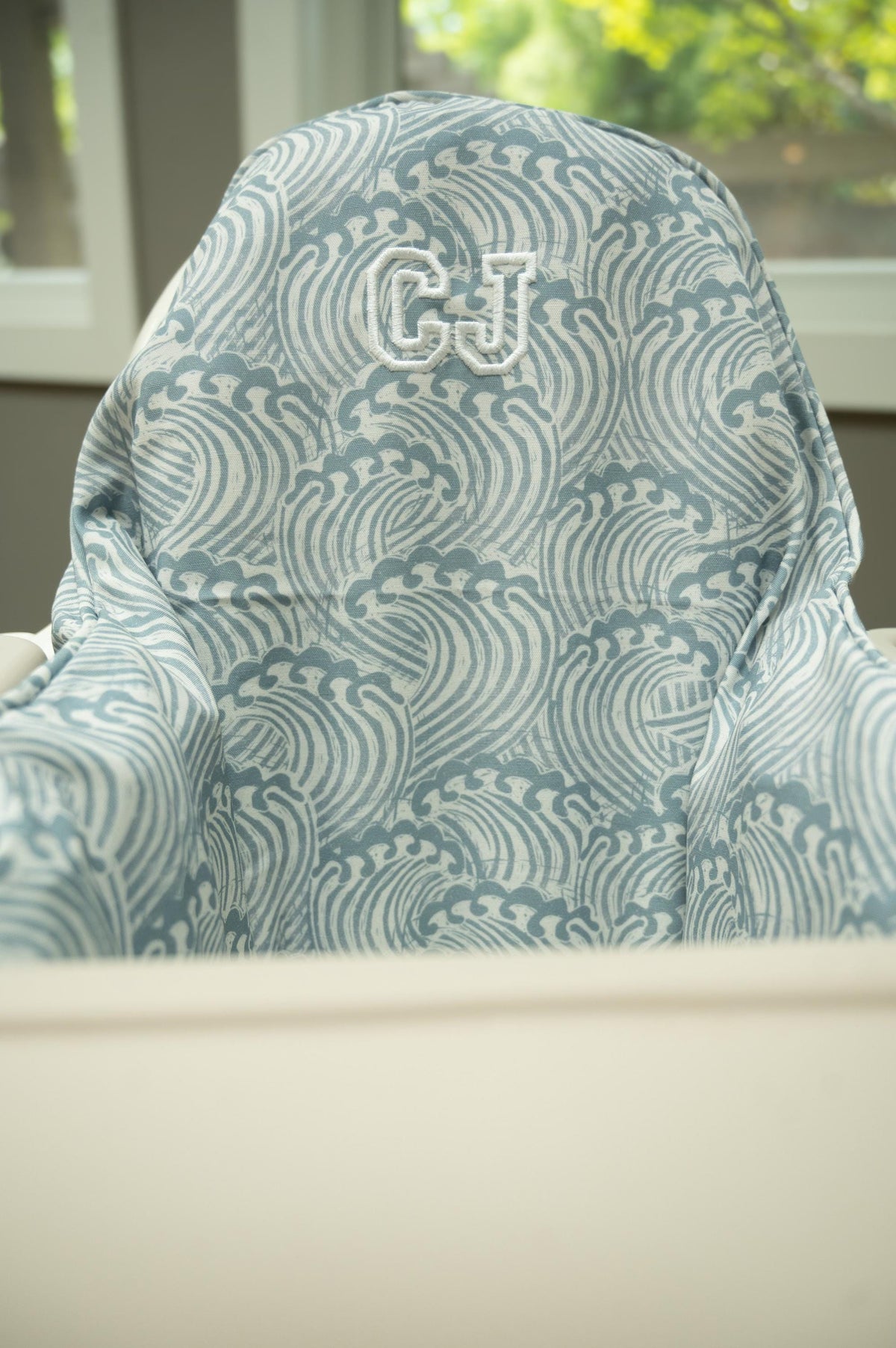 Waves IKEA Antilop Cushion Cover — Little Joy Co.
