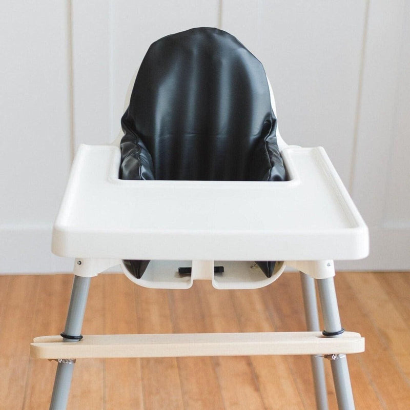 Black Vegan Leather IKEA Antilop Cushion Cover — Little Joy Co.
