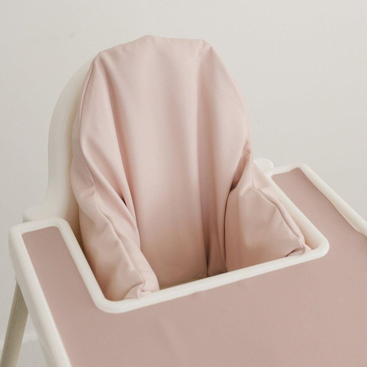 Blush Pink Vegan Leather IKEA Antilop Cushion Cover — Little Joy Co.