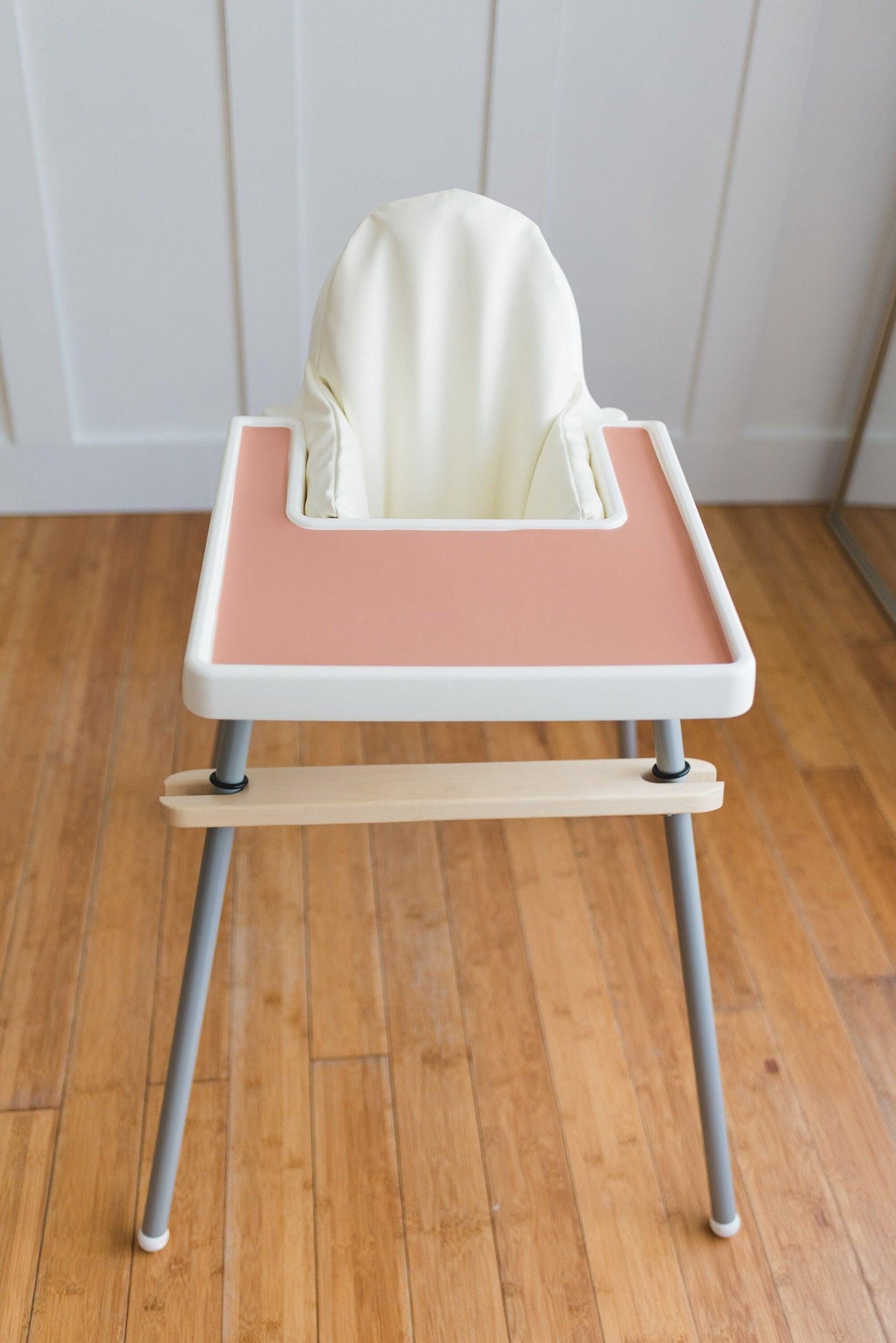Off-White Vegan Leather IKEA Antilop Cushion Cover — Little Joy Co.