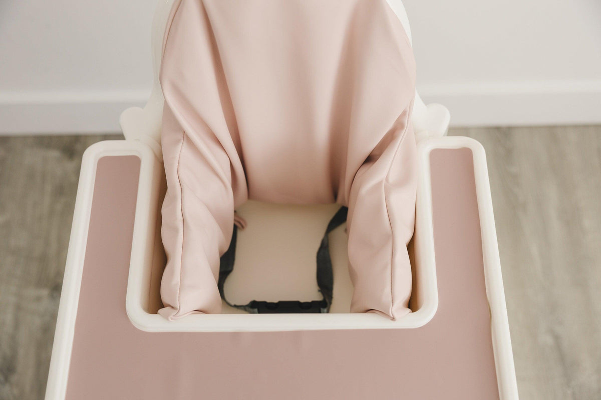 Blush Pink Vegan Leather IKEA Antilop Cushion Cover — Little Joy Co.