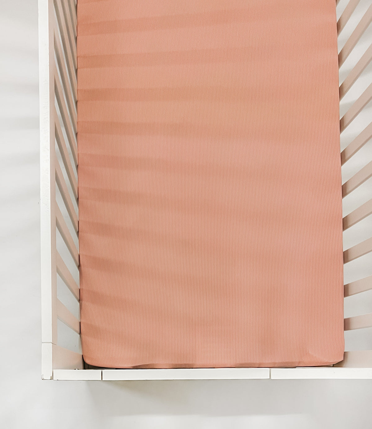 Peony Ribbed Crib Sheet — Little Mae & Co