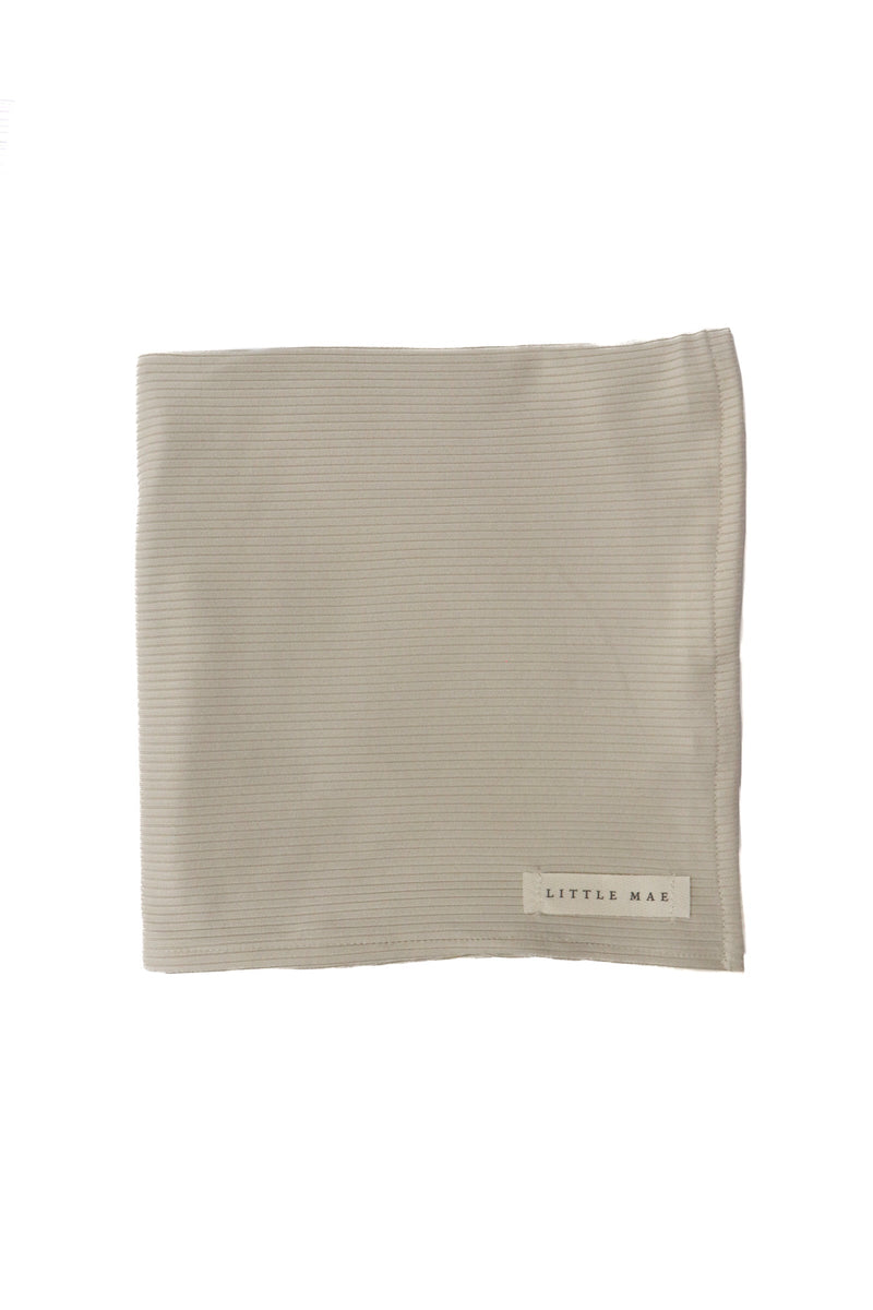 Oat Ribbed Stretch Swaddle — Little Mae & Co