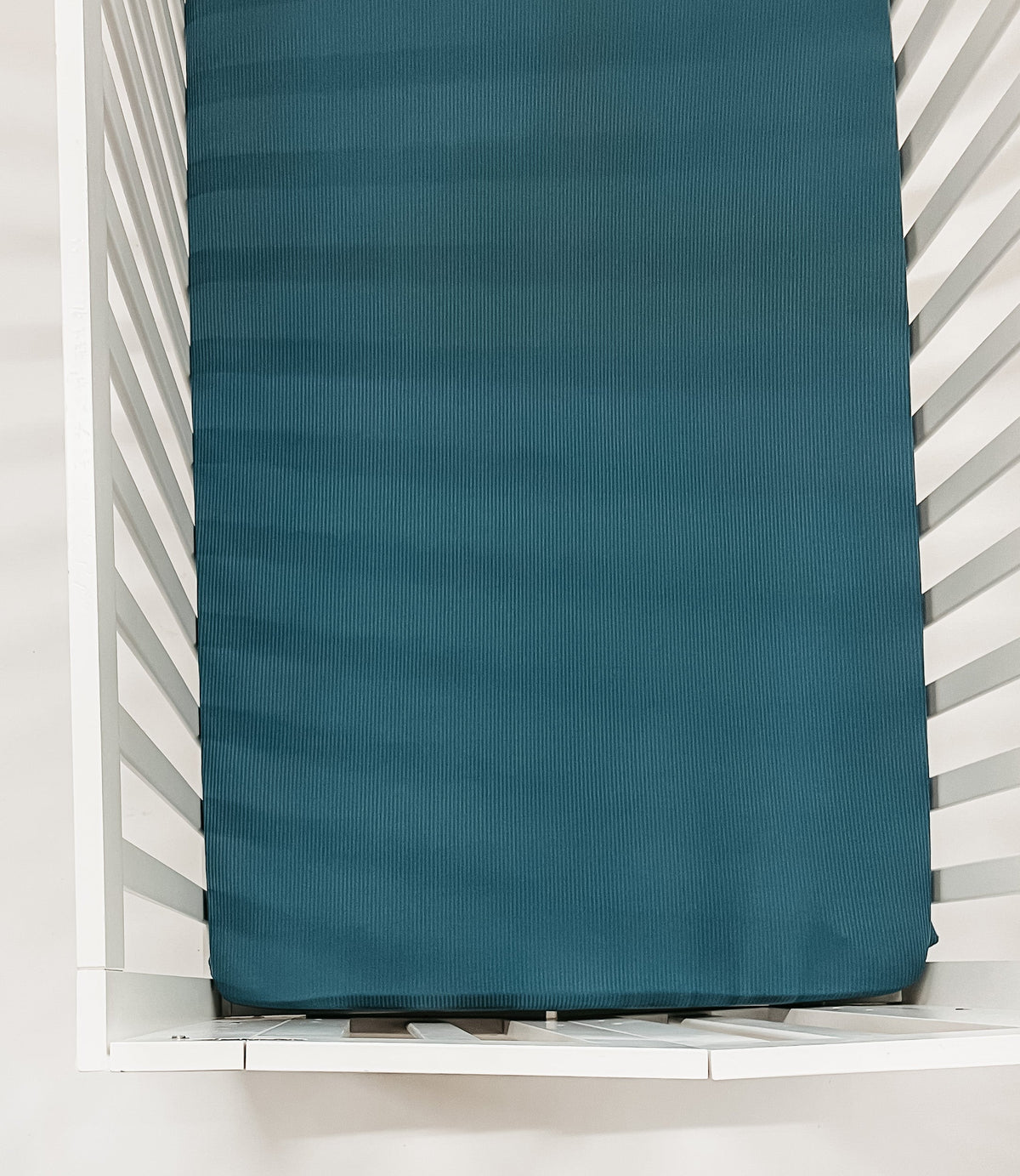 River Ribbed Crib Sheet — Little Mae & Co