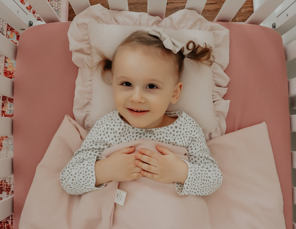 Poppy Crib Quilted Blanket — Little Mae & Co