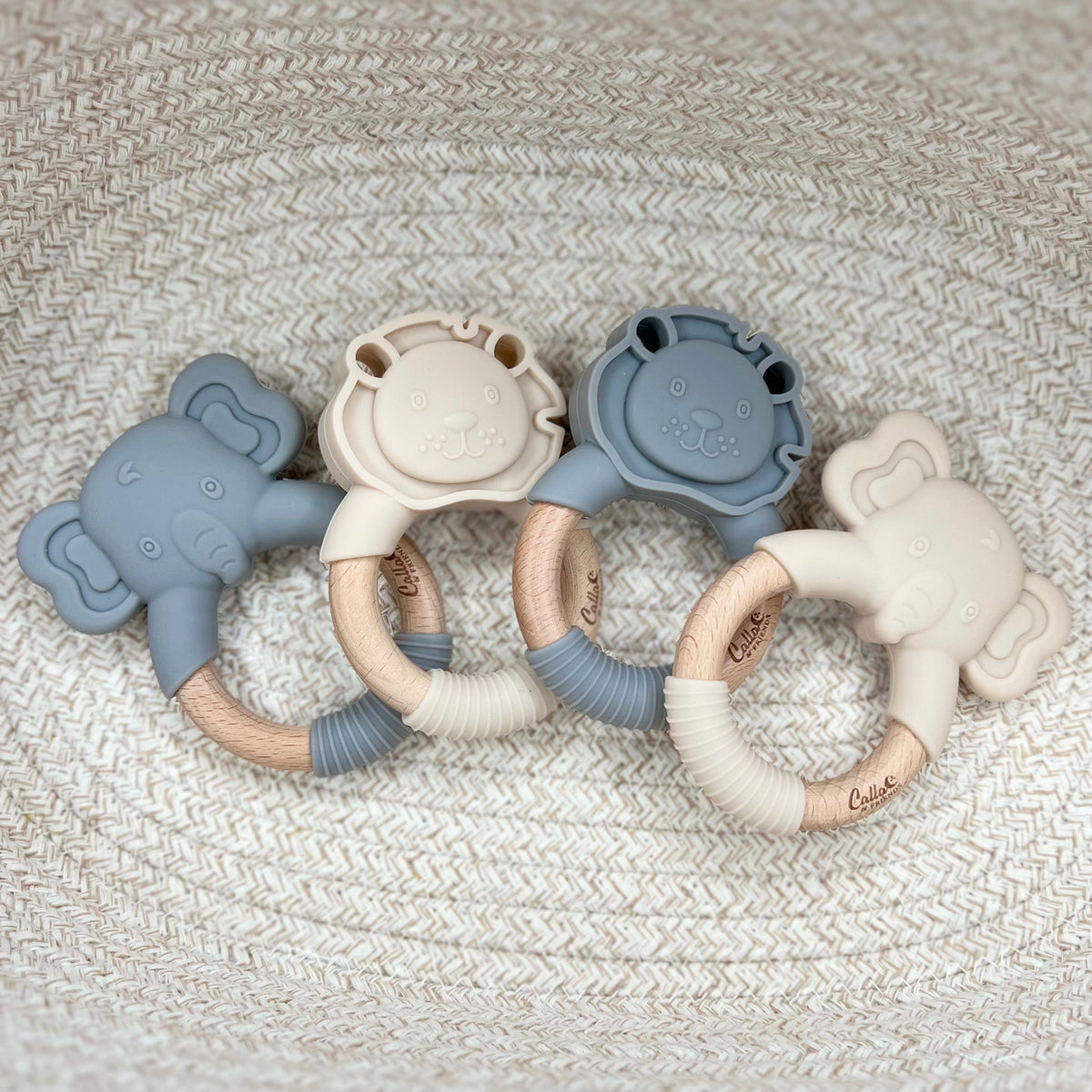 Elephant Silicone Teether — Calla and Friends