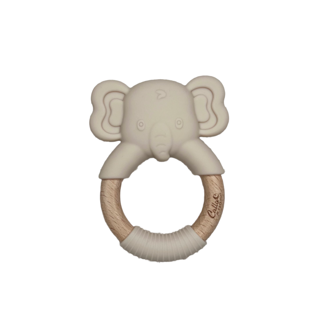 Elephant Silicone Teether — Calla and Friends
