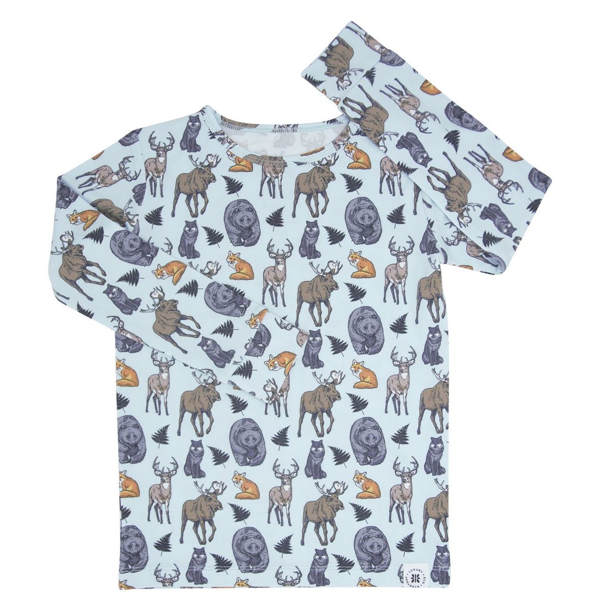 Into the Wild Big Kid Pajama — Sweet Bamboo