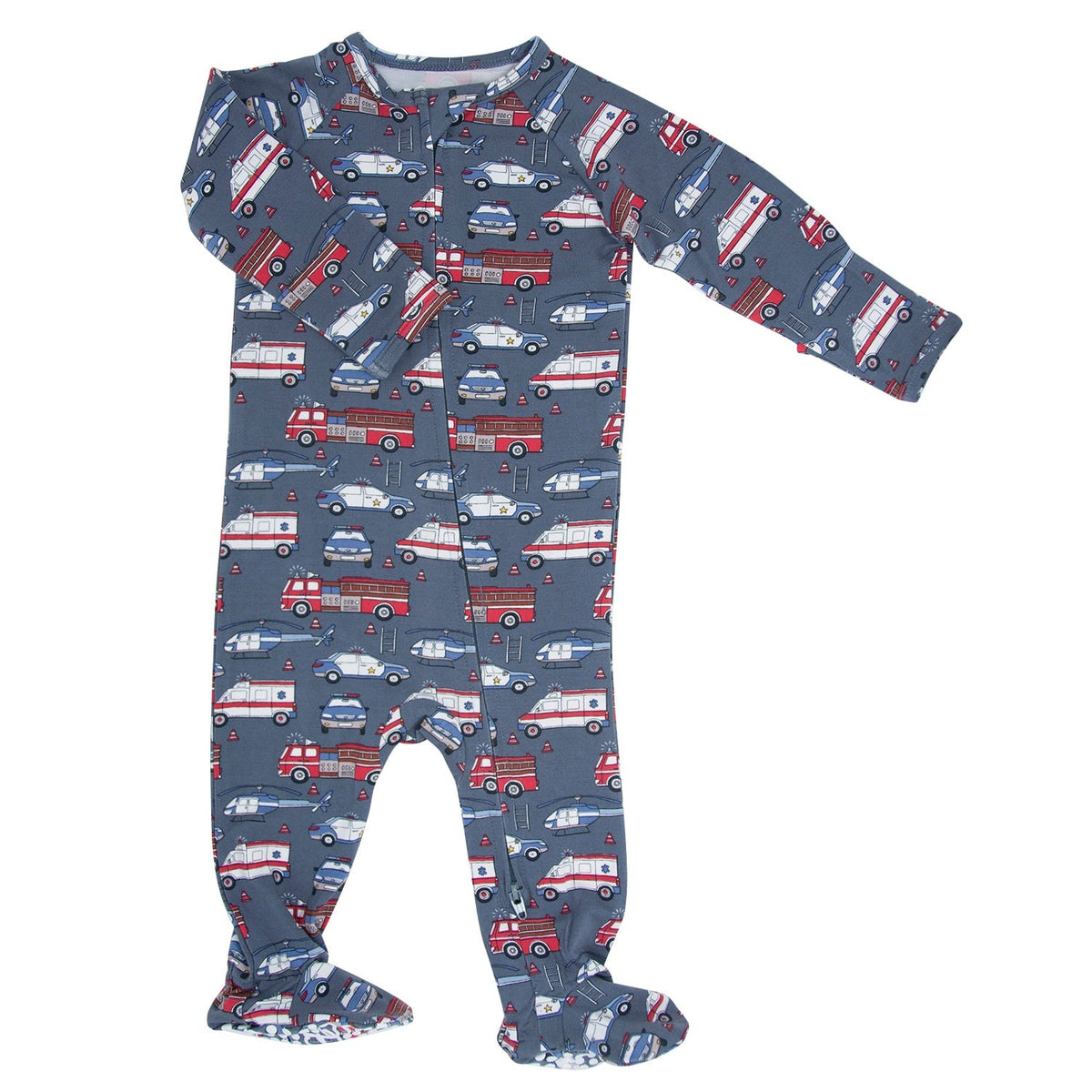 Ironman Zipper Footie — Sweet Bamboo