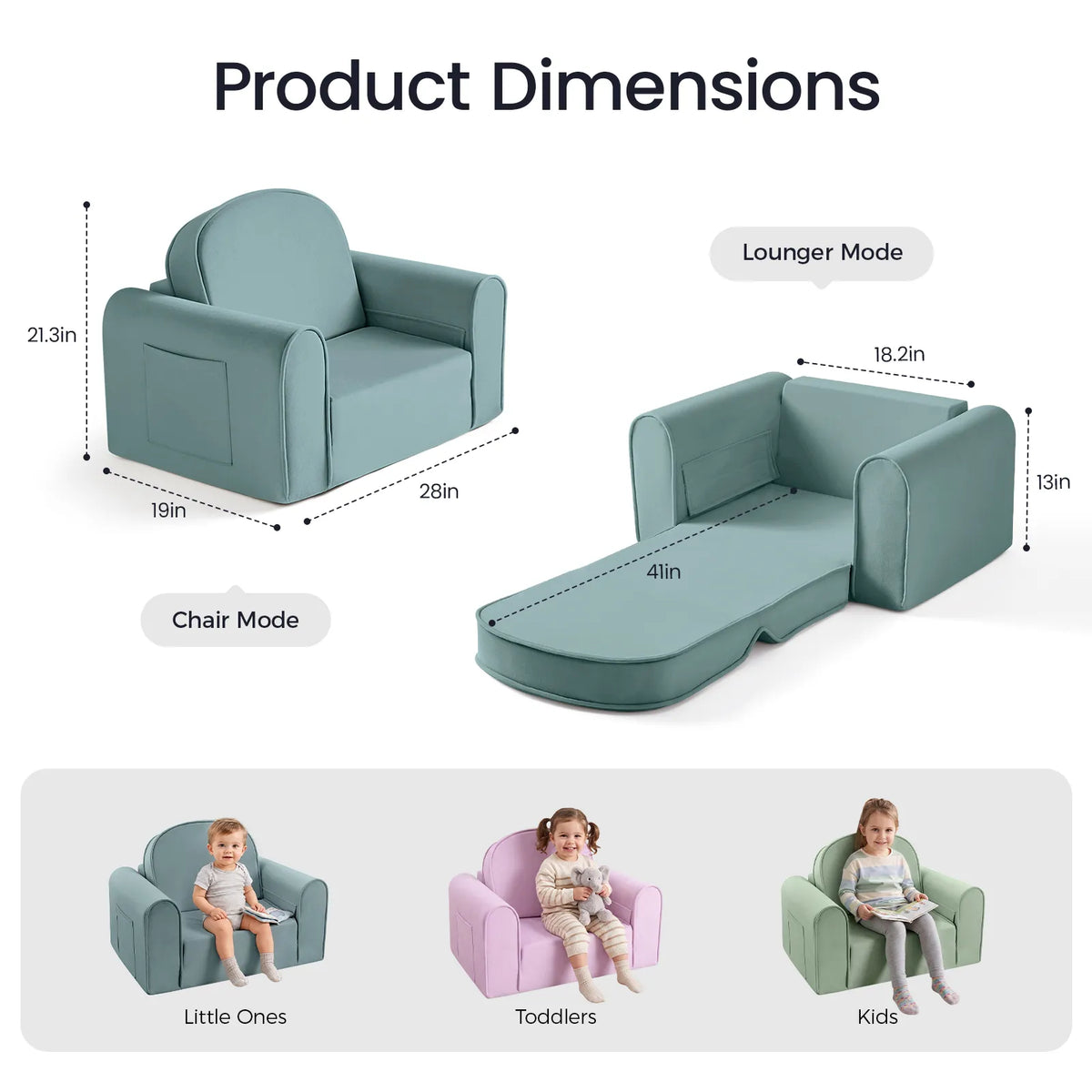 Tiny Land® GentleSnug Kids Sofa Chair — Tiny Land