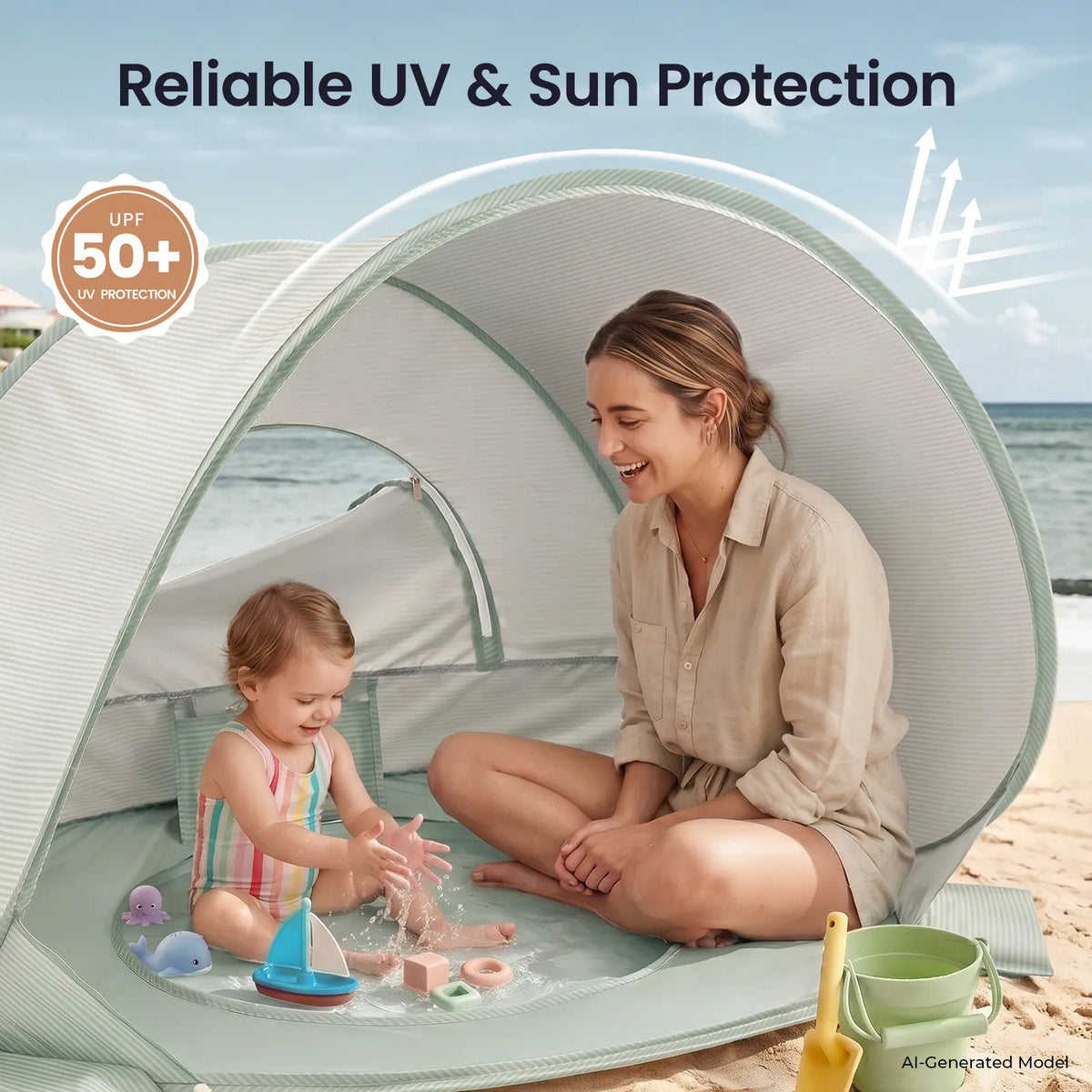 Tiny Land® 3-in-1 Baby Beach Tent — Tiny Land
