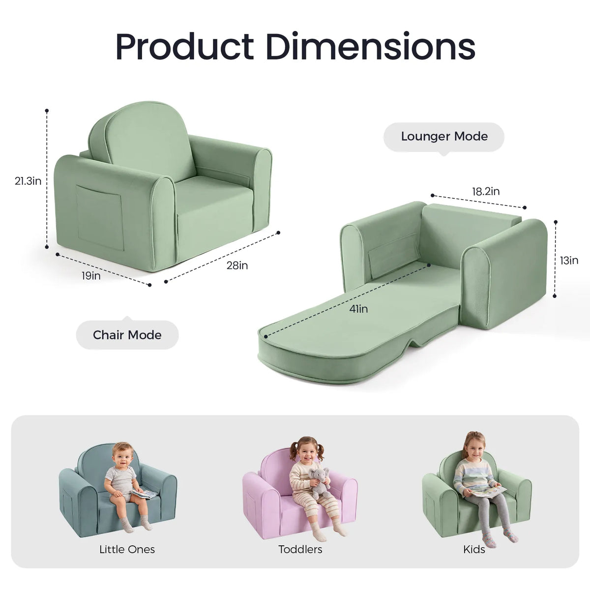 Tiny Land® GentleSnug Kids Sofa Chair — Tiny Land