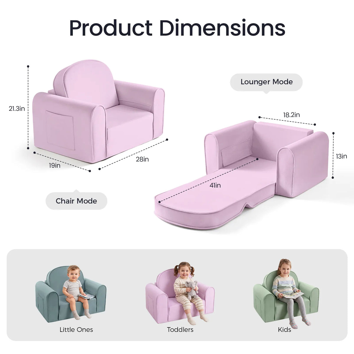 Tiny Land® GentleSnug Kids Sofa Chair — Tiny Land