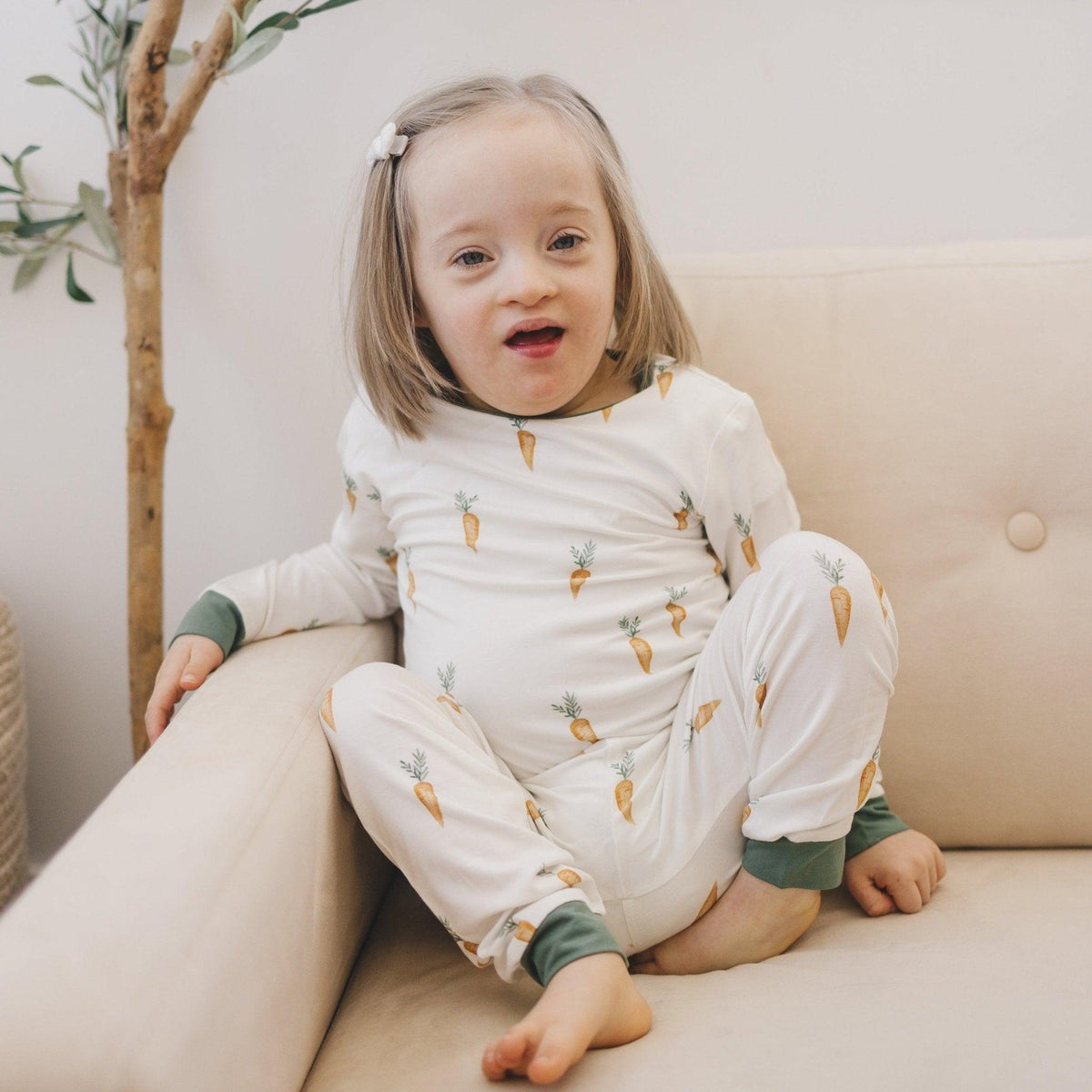 Keep Calm and Carrot On 2pc Bamboo Pajamas — Little Joy Co.
