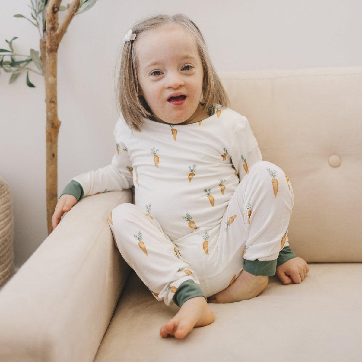 Keep Calm and Carrot On 2pc Bamboo Pajamas — Little Joy Co.