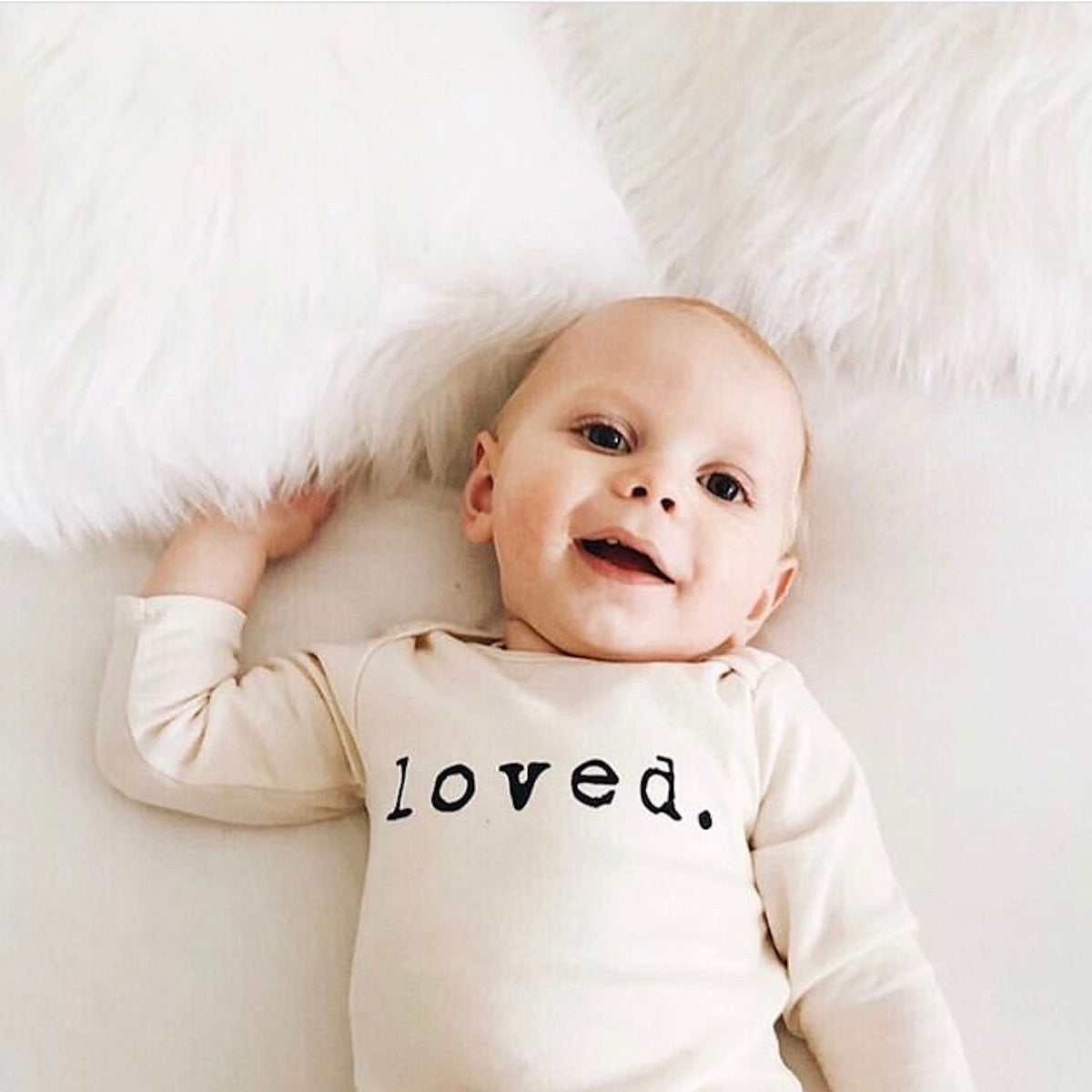 Loved. Organic Baby Bodysuit Long Sleeve — Tenth & Pine