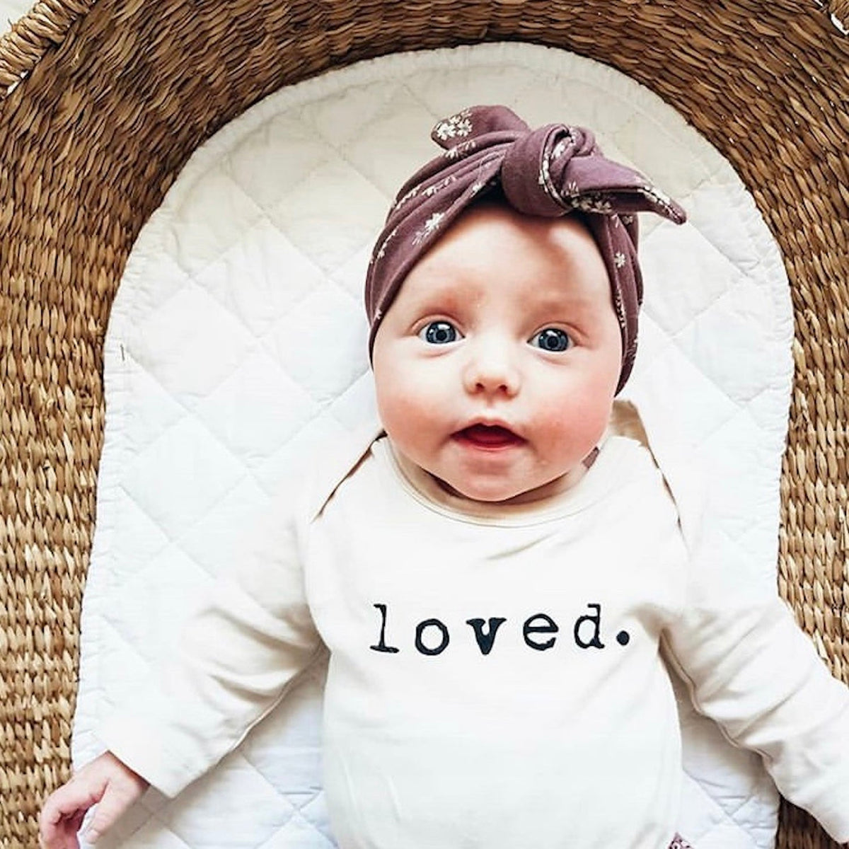 Loved. Organic Baby Bodysuit Long Sleeve — Tenth & Pine